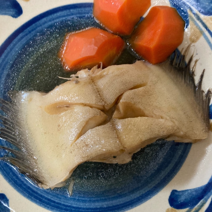 圧力鍋♪カレイとにんじんの煮物